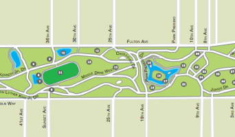 Map of Golden Gate Park