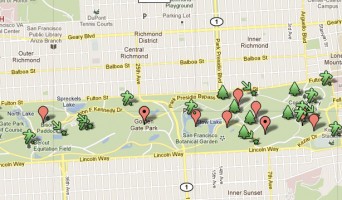 Interactive Golden Gate Park Map